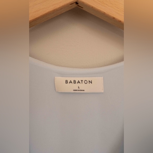 Aritzia Babaton Light Blue Wrap Maxi dress. Altered to a size Medium. - Picture 5 of 6